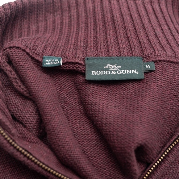 Rodd & Gunn. New! Merrick Bay 1/4 Zip Sweater - Picture 5 of 6